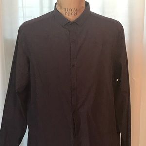Topman Purple Dress Shirt XL